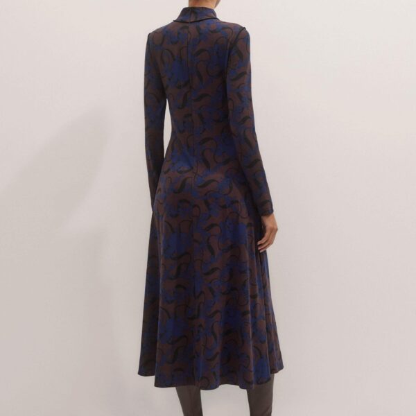 Me and Em High Neck Maxi Dress – luxury British Blue in Me and Em exclusively at Coveti