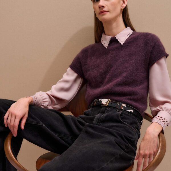 Me and Em In-The-Details Blouse – luxury British Pink in Me and Em exclusively at Coveti