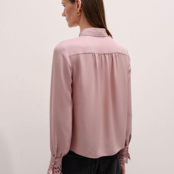 Me and Em In-The-Details Blouse – luxury British Pink in Me and Em exclusively at Coveti