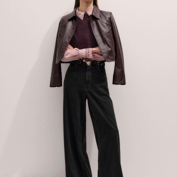 Me + Em In-The-Details Blouse – luxury British Pink in Me and Em exclusively at Coveti