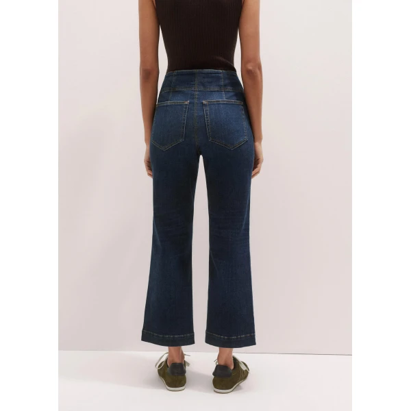 Me and Em Kick Flare Crop Travel Jean, view 4