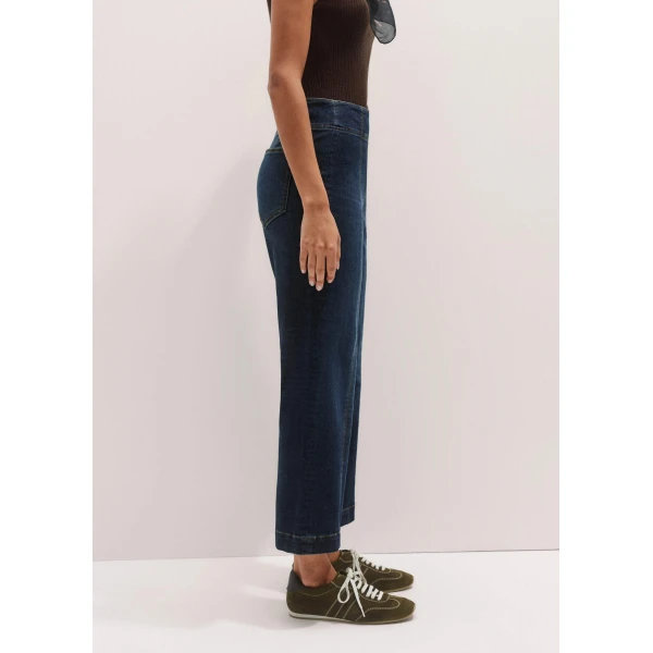 Me and Em Kick Flare Crop Travel Jean, view 5