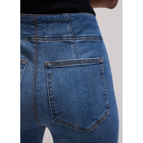 Me and Em Kick Flare Travel Jean, view 2