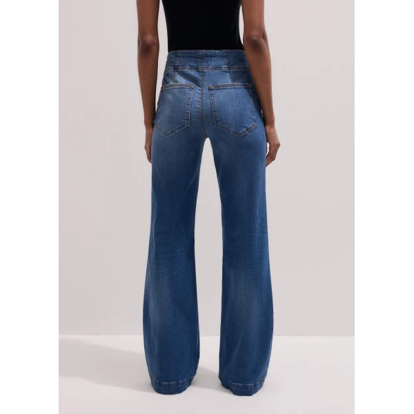 Me and Em Kick Flare Travel Jean, view 3