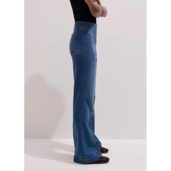 Me and Em Kick Flare Travel Jean, view 4