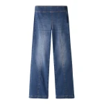 Me and Em Kick Flare Travel Jean – luxury British Blue in Me and Em exclusively at Coveti