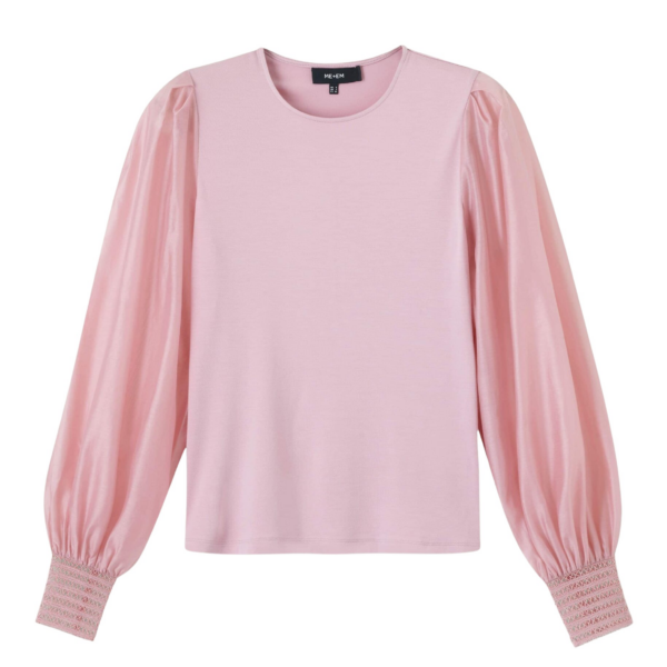 Me and Em Layering Blouse – luxury British Pink in Me and Em exclusively at Coveti
