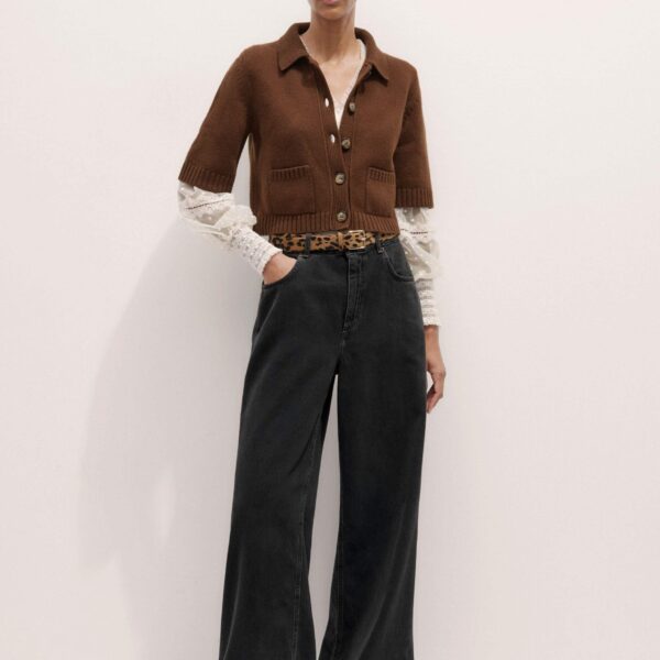 Me + Em Layering Blouse – luxury British Ivory in Me and Em exclusively at Coveti