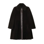 Me and Em Luxe Swing Coat – luxury British Brown in Me and Em exclusively at Coveti