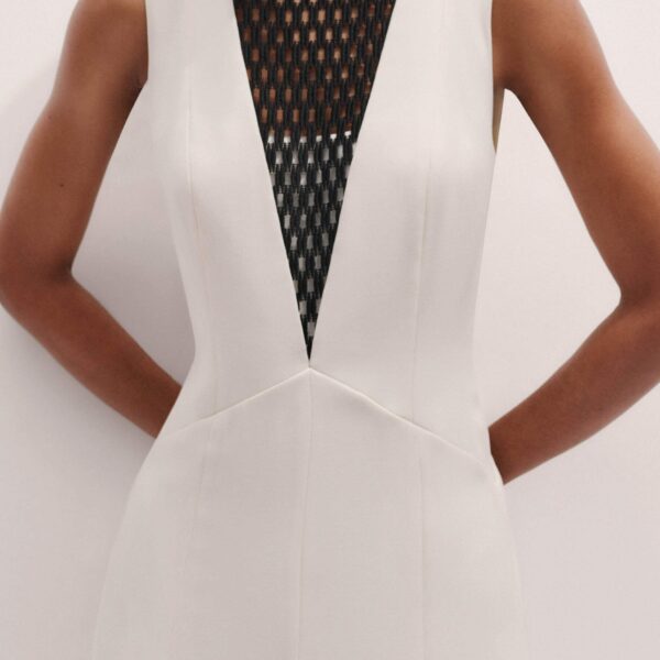 Me and Em Maxi Dress + Bandeau – luxury British Ivory in Me and Em exclusively at Coveti