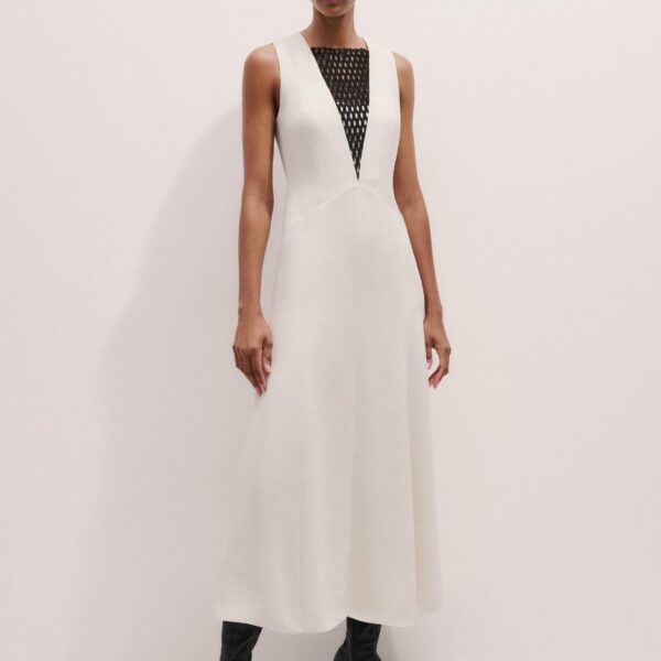 Me + Em Maxi Dress + Bandeau – luxury British Ivory in Me and Em exclusively at Coveti