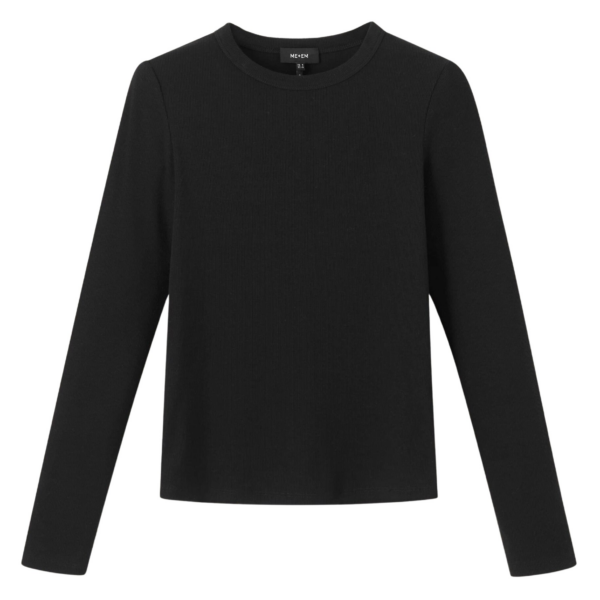 Me and Em Perfect Basic Top – luxury British Black in Me and Em exclusively at Coveti