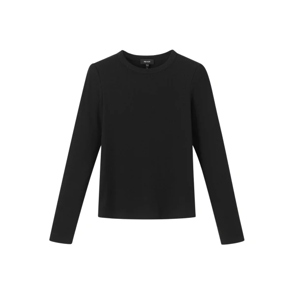 Me and Em Perfect Basic Top – luxury British Black in Me and Em exclusively at Coveti
