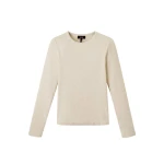 Me and Em Perfect Basic Top – luxury British Ivory in Me and Em exclusively at Coveti
