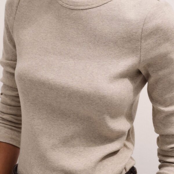 Me and Em Perfect Basic Top – luxury British Brown in Me and Em exclusively at Coveti