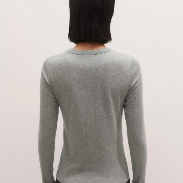 Me and Em Perfect Basic Top – luxury British Grey in Me and Em exclusively at Coveti