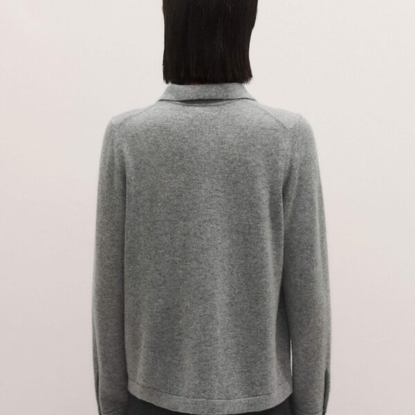 Me and Em Relaxed Knit Shirt – luxury British Grey in Me and Em exclusively at Coveti