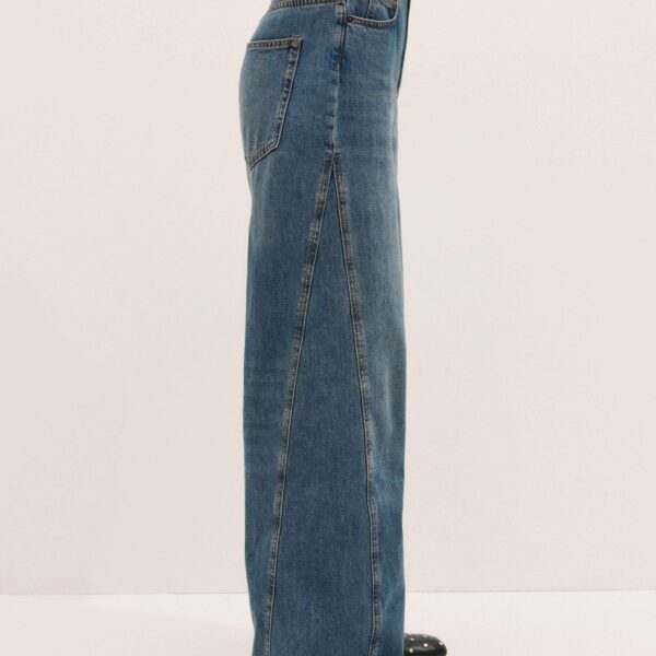 Me and Em Relaxed-Leg Jean – luxury British Blue in Me and Em exclusively at Coveti