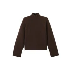 Me and Em Relaxed Luxe Sweater – luxury British Brown in Me and Em exclusively at Coveti