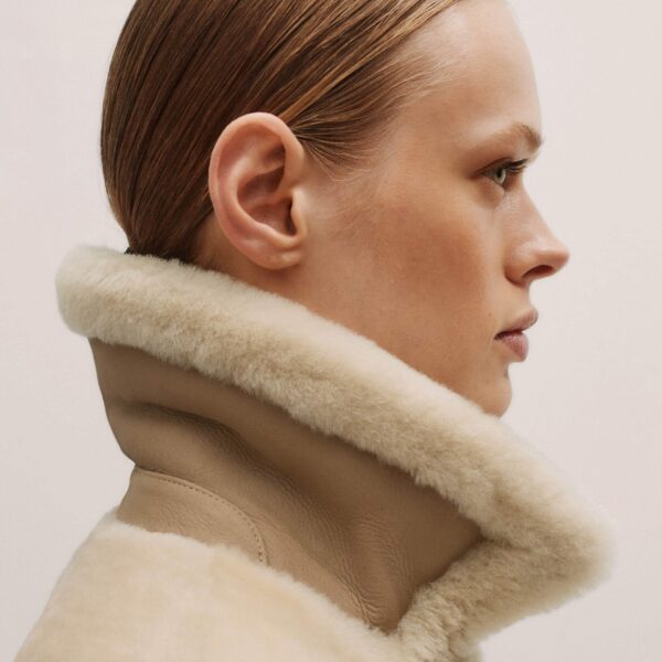 Me and Em Reversible Jacket – luxury British Ivory in Me and Em exclusively at Coveti