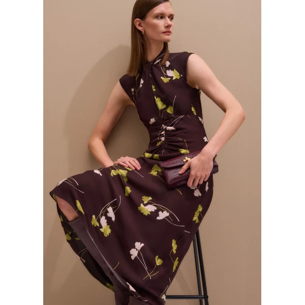 Me and Em Ruched Maxi Dress, view 2