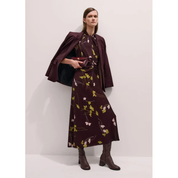 Me and Em Ruched Maxi Dress, view 4