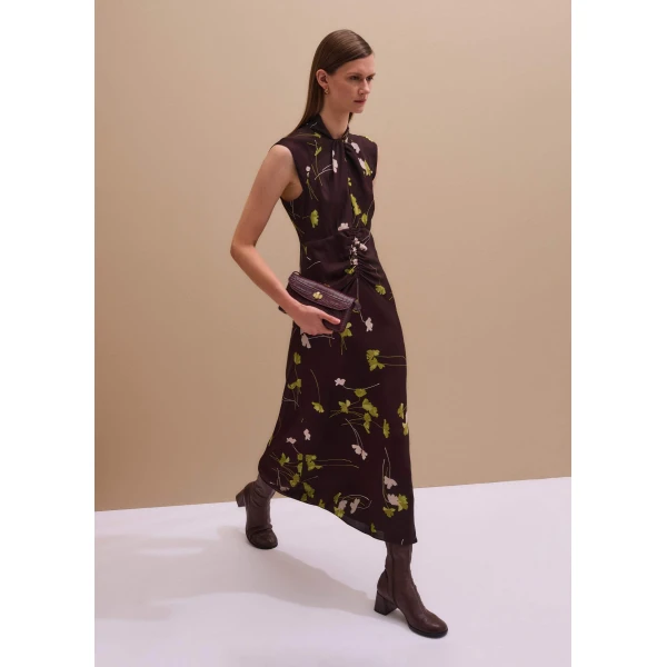 Me and Em Ruched Maxi Dress, view 5