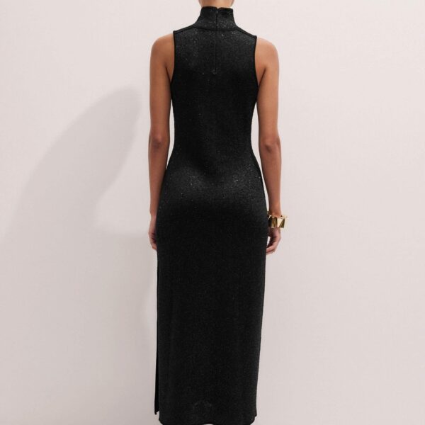 Me and Em Sequin Knit Maxi Dress – luxury British Black in Me and Em exclusively at Coveti