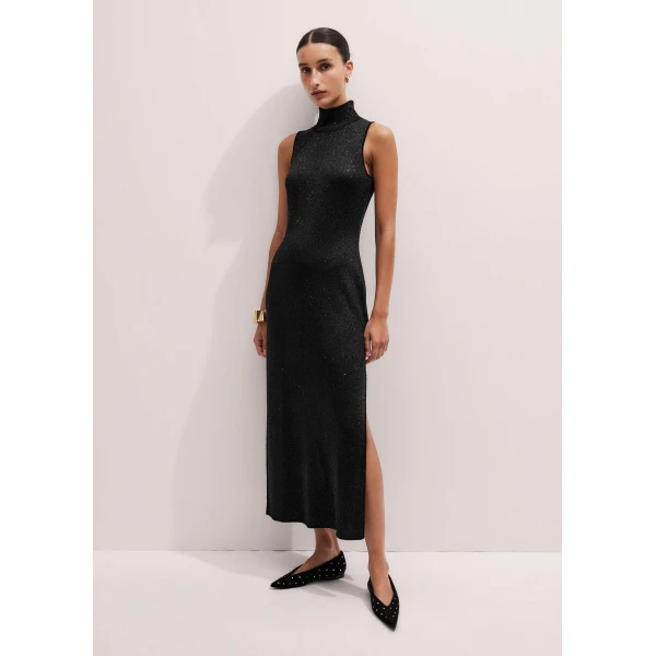 Me and Em Sequin Knit Maxi Dress, view 5