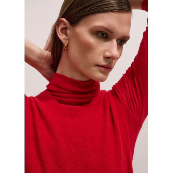 Me and Em Sheer High Neck Top, view 2