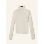 Me and Em Sheer High Neck Top – luxury British Beige in Me and Em exclusively at Coveti