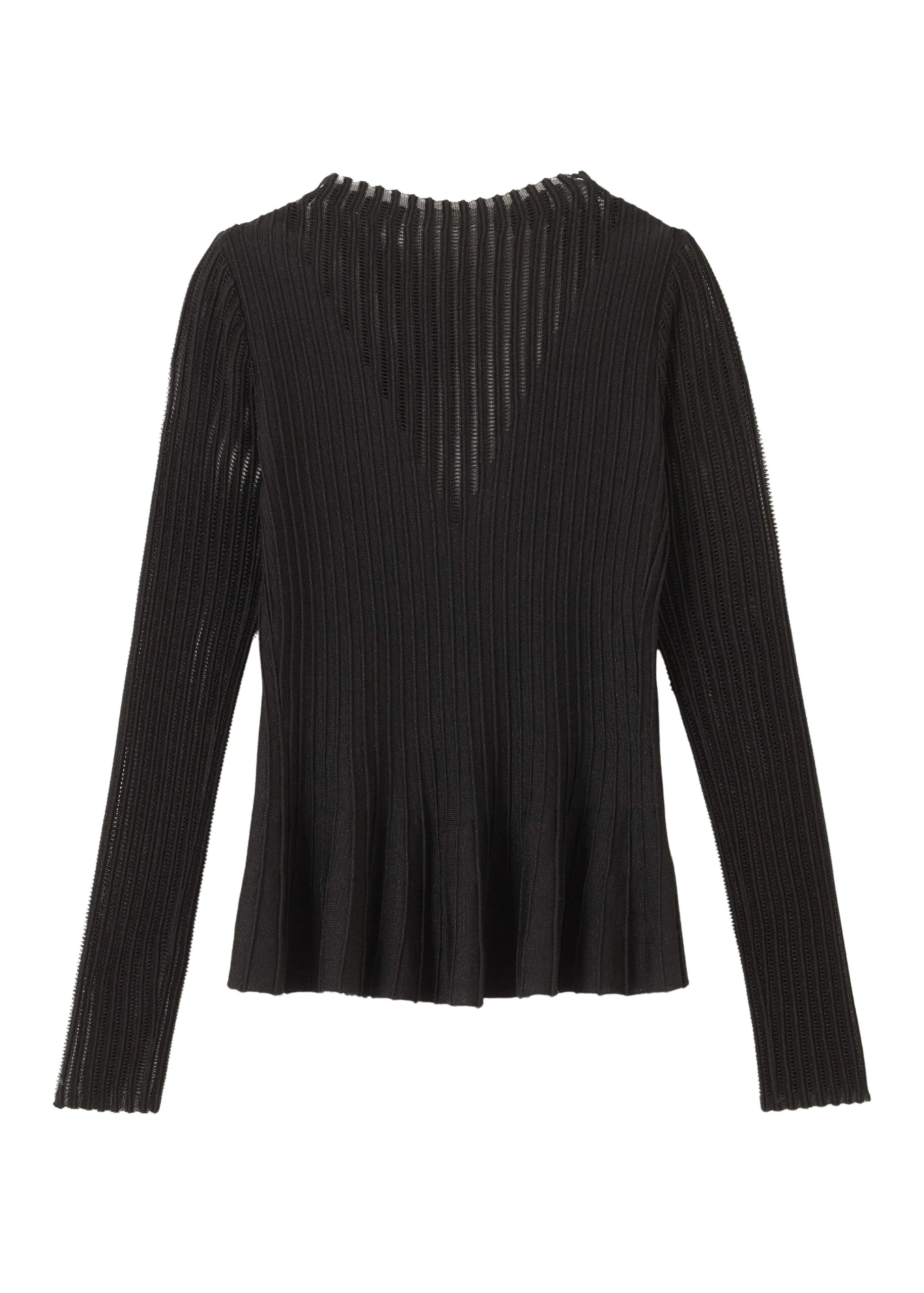 Me-and-Em-Sheer-Knit-Peplum-Top-Coveti-scaled58527_nobg Me and Em Sheer Knit Peplum Top – luxury British Black in Me and Em exclusively at Coveti