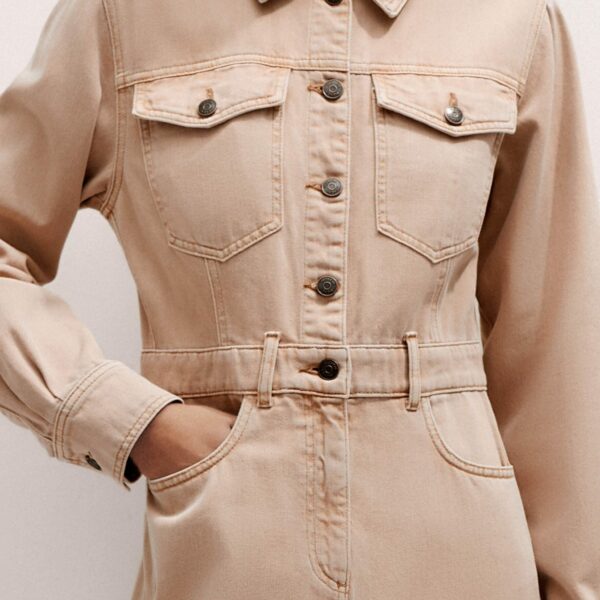 Me + Em Shirt Midi Dress – luxury British Pink in Me and Em exclusively at Coveti