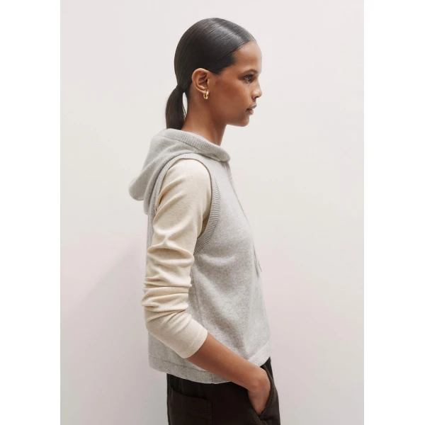 Me and Em Sleeveless Zip Hoody Jacket, view 3