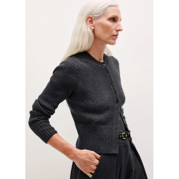 Me and Em Slim Crop Cardigan, view 6