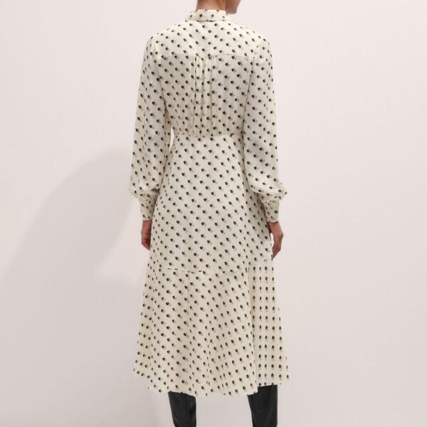 Me + Em Smart Touch Midi Dress – luxury British Ivory in Me and Em exclusively at Coveti