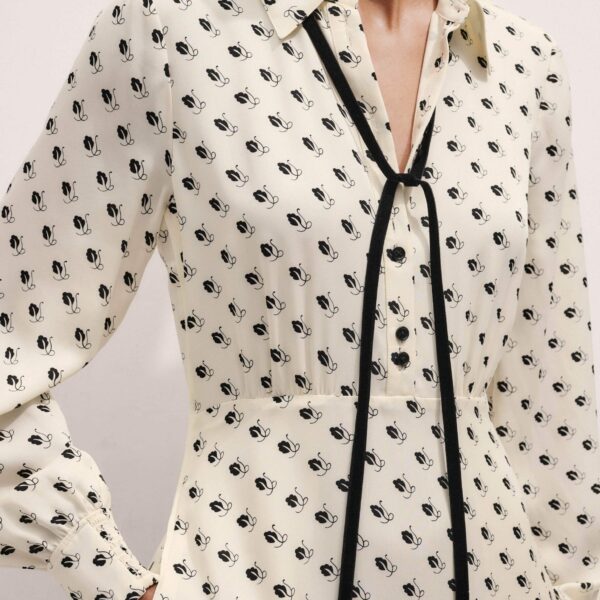 Me + Em Smart Touch Midi Dress – luxury British Ivory in Me and Em exclusively at Coveti