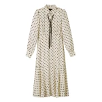 Me and Em Smart Touch Midi Dress – luxury British Ivory in Me and Em exclusively at Coveti