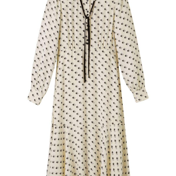 Me and Em Smart Touch Midi Dress – luxury British Ivory in Me and Em exclusively at Coveti