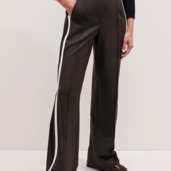 Me and Em Sporty Smart Man Pant – luxury British Black in Me and Em exclusively at Coveti