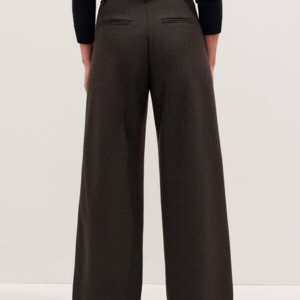 Me and Em Sporty Smart Man Pant – luxury British Brown in Me and Em exclusively at Coveti