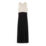 Me and Em Statement Back Dress – luxury British Black in Me and Em exclusively at Coveti