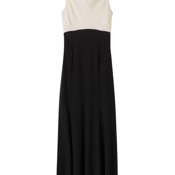 Me and Em Statement Back Dress – luxury British Black in Me and Em exclusively at Coveti