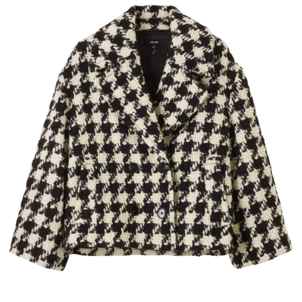 Me and Em Statement Swing Coat – luxury British Multicolour in Me and Em exclusively at Coveti