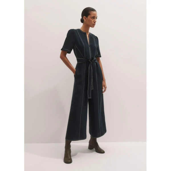 Me and Em Stitch Jumpsuit + Belt, view 2