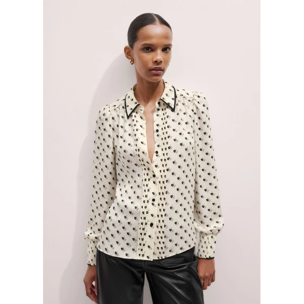 Me and Em Straight Blouse + Tie, view 5