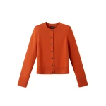 Me and Em Straight Cardigan – luxury British Orange in Me and Em exclusively at Coveti