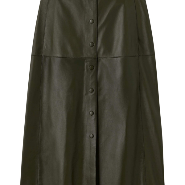 Me and Em Straight Maxi Skirt – luxury British Green in Me and Em exclusively at Coveti