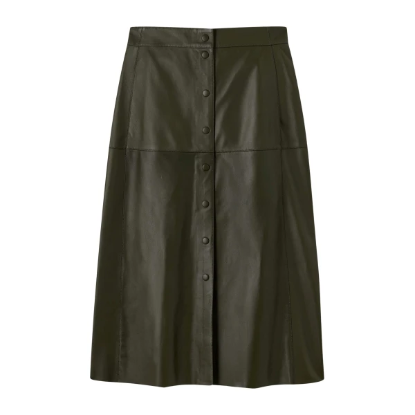 Me and Em Straight Maxi Skirt – luxury British Green in Me and Em exclusively at Coveti