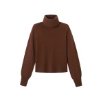 Me and Em Sunday Sweater + Snood – luxury British Brown in Me and Em exclusively at Coveti